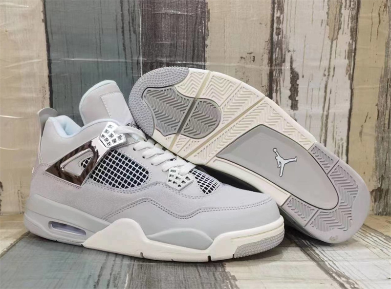 Men's Hot Sale Running weapon Air Jordan 4 Grey Shoes 0164 Men's Hot Sale Running weapon Air Jordan 4 Grey Shoes 0164